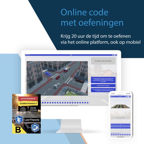 Leertheorie.nl - Auto - Theorieboek - Examentraining - Online Oefenen - 2023 - België - Belgie